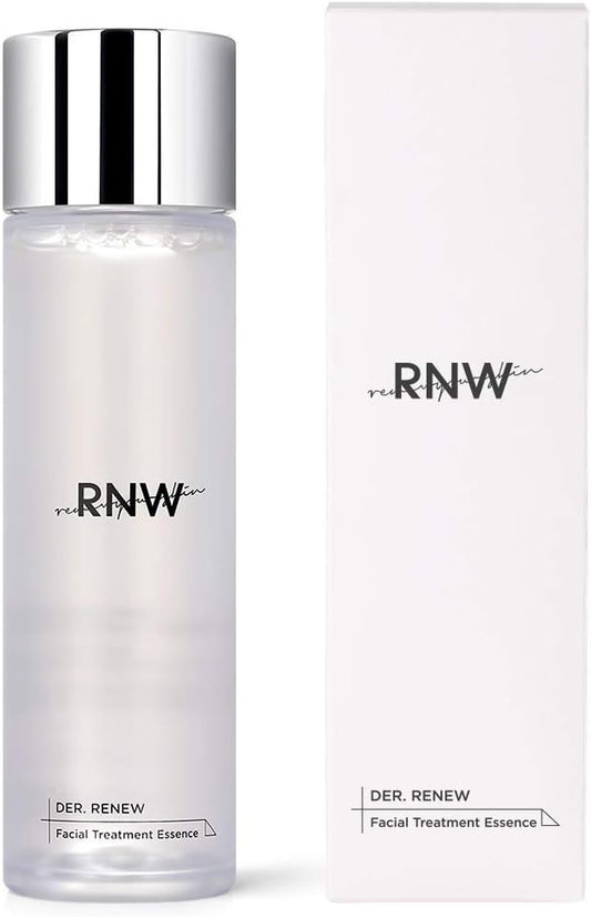 RNW DER. Renew Facial Treatment Essence 4.7 Oz / 140ml, Paraben Free Essential Toner Water | Skin Repair and Brightening | Korean Skincare