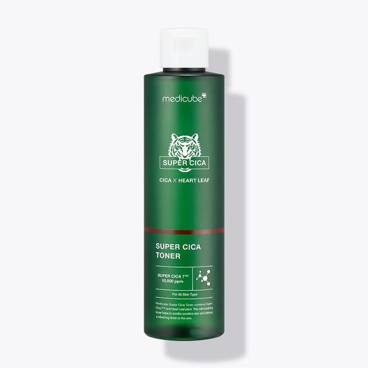 Medicube Super CICA Toner || Calms & soothes Irritated Skin with 7 CICA Ingredients | Fragrance-Free Toner for Sensitive Skin | No Alcohol | Korean Skincare (4.73fl.oz.)