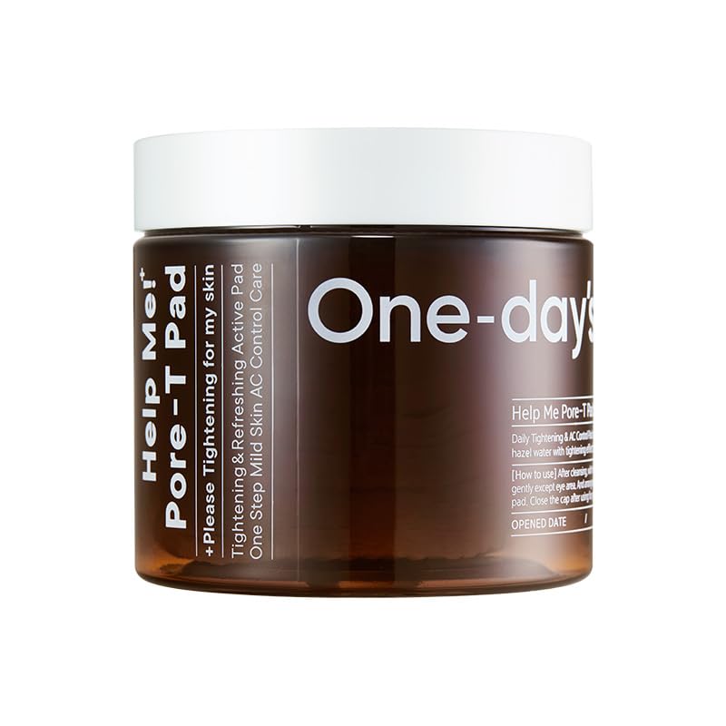 [One-day's you] Help Me! Pore-T pad, 60 pads, Daily Use, Toner Pad, Pore Care, Daily Pore Care, Pore Improving, Skin Moisturizing, Low Acidity, Korean Toner Pad, Korean Skincare