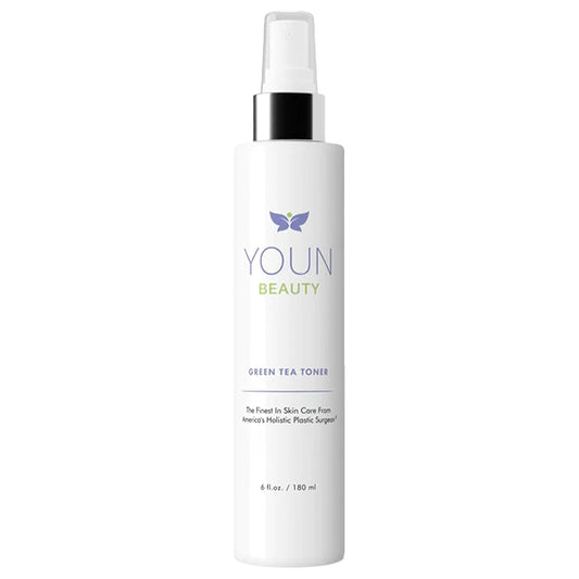 YOUN Beauty Green Tea Toner by Holistic Plastic Surgeon Dr. Anthony Youn, 180ml – Alcohol-Free, pH-Balancing & Hydrating Toner Face Spray with Green Tea and Chamomile Extracts – For All Skin Types