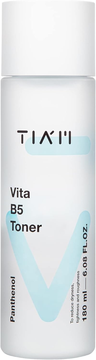 TIAM Vita B5 Toner, Deep Hydrating Toner Korean, Low pH Toner for Dry Sensitive Skin, Toner for Combination Skin, b5 Vitamin, Alcohol Free, Fragrance Free, 6.1 Fl Oz