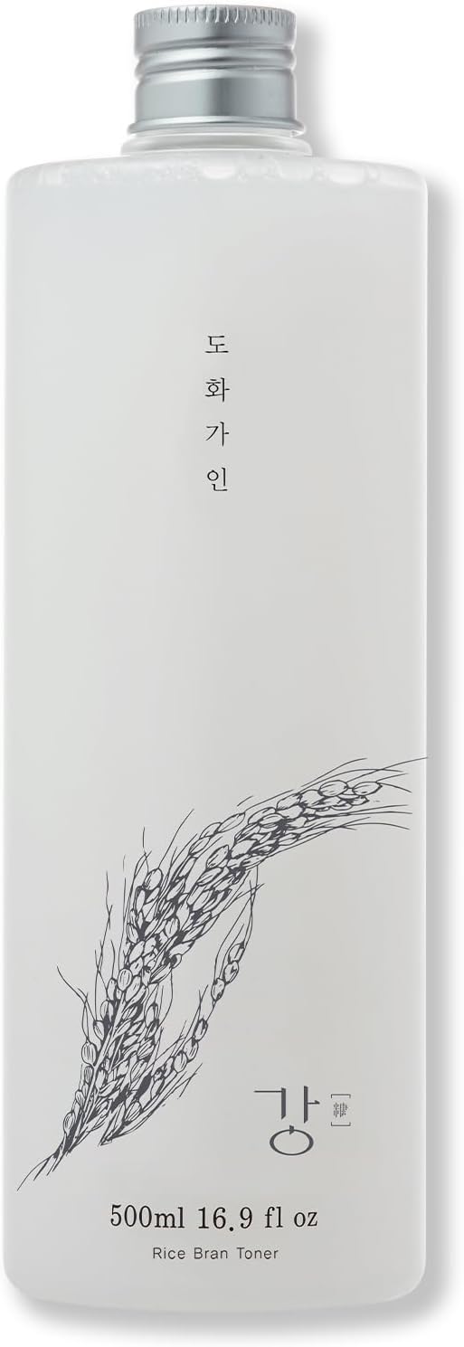 Rice Bran Facial Toner l Hydrating & Soothing for Dull Irritated Skin l Hypoallergenic & Cruelty Free - Product of Korea 16.9 fl. oz…