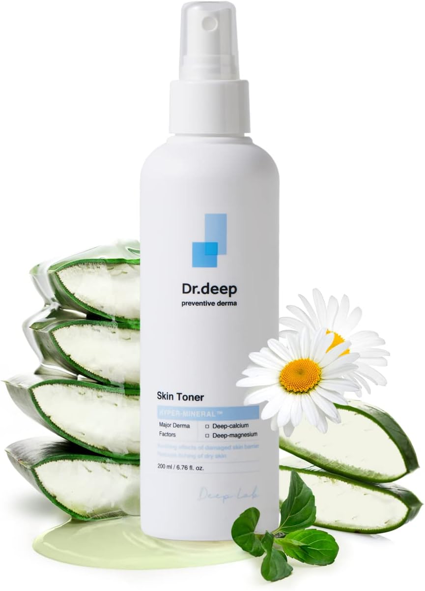 Skin Toner(6.76 fl.oz) | Facial Tone | Alcohol Free Toner for Face | Korean Toner Spray for Face | Aloe Vera Toner | Hydrating Toner | Face Toner for Sensitive Skin | for Dry Skin | Mineral