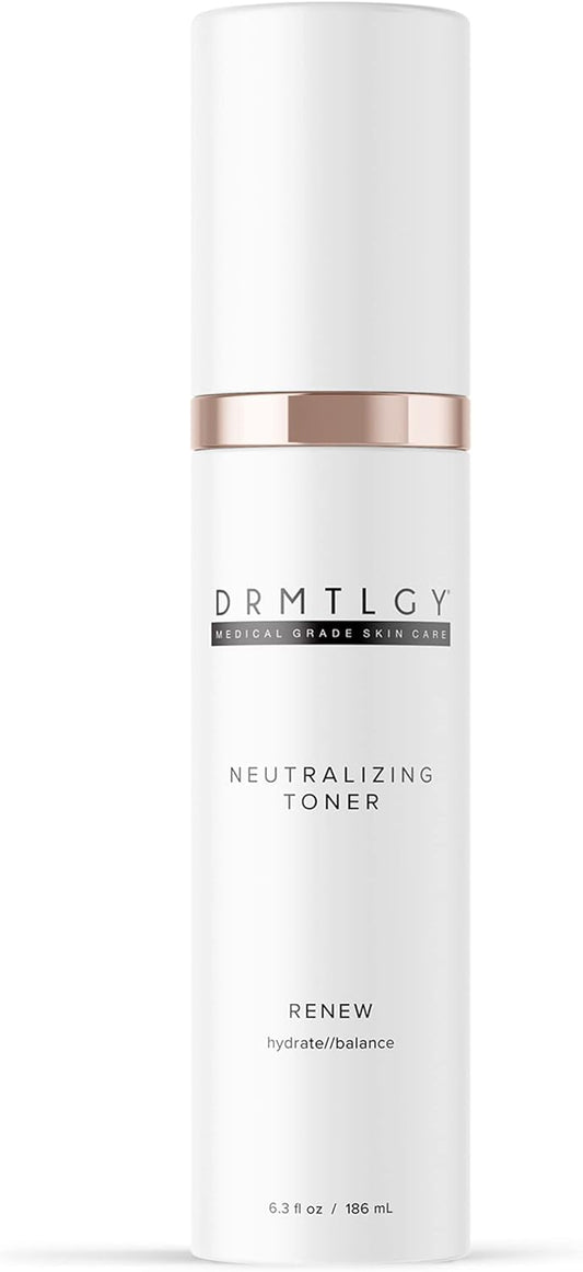 DRMTLGY Neutralizing Toner for Face, Calming, pH Balancing, Hydrating Facial Toner for All Skin Types (6.3 fl oz/186 ml)