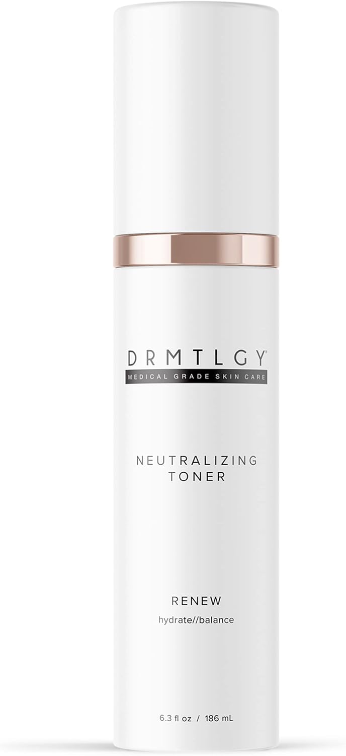 DRMTLGY Neutralizing Toner for Face, Calming, pH Balancing, Hydrating Facial Toner for All Skin Types (6.3 fl oz/186 ml)