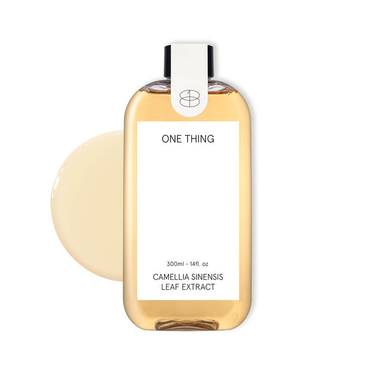 ONE THING Camellia Sinensis Leaf (Green Tea) Extract 10 fl. oz. | Soothing Brightening Facial Toner with Tea Tree for Sensitive Oily Dehydrated Acne Prone Skin | Korean Skin Care (10 fl. oz.)