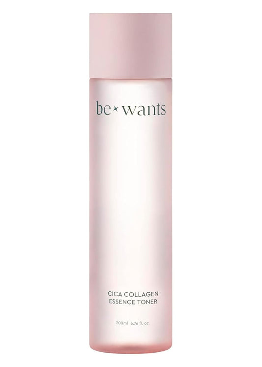 Bewants CICA Collagen Essence Toner with 85% CICA, moisturizing and skin soothing, Korean moisturizer, vegan, cruelty-free, 6.7 fl oz