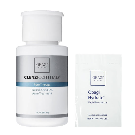 Obagi CLENZIderm M.D. Pore Therapy Exfoliating BHA Toner - Unclogs Pores with 2% Salicylic Acid Acne Treatment – 5 oz