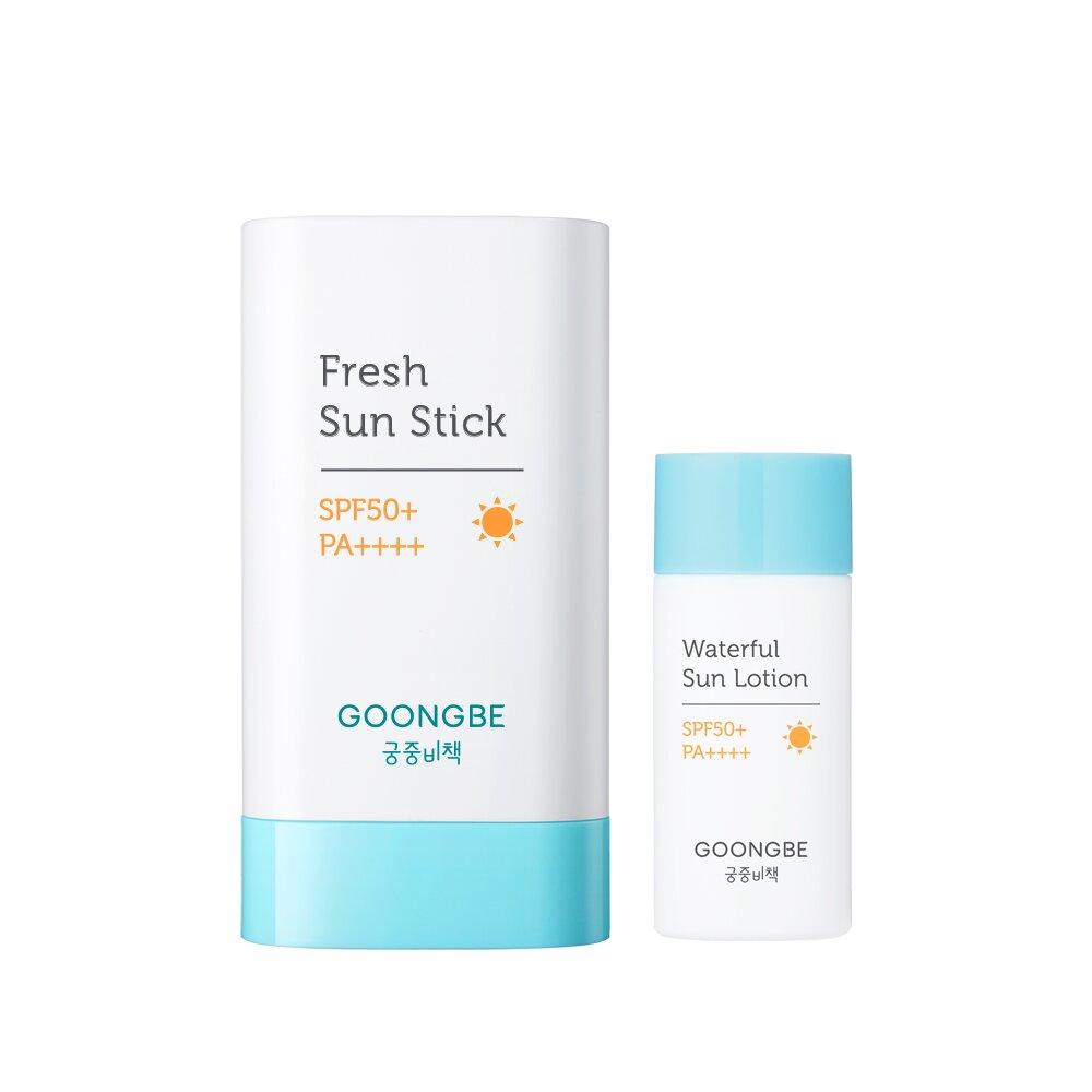 GOONGBE Fresh Sun Stick SPF50+ 19g + Sun Lotion 10g Special Set