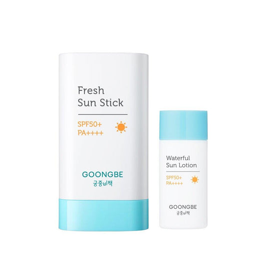 GOONGBE Fresh Sun Stick SPF50+ 19g + Sun Lotion 10g Special Set