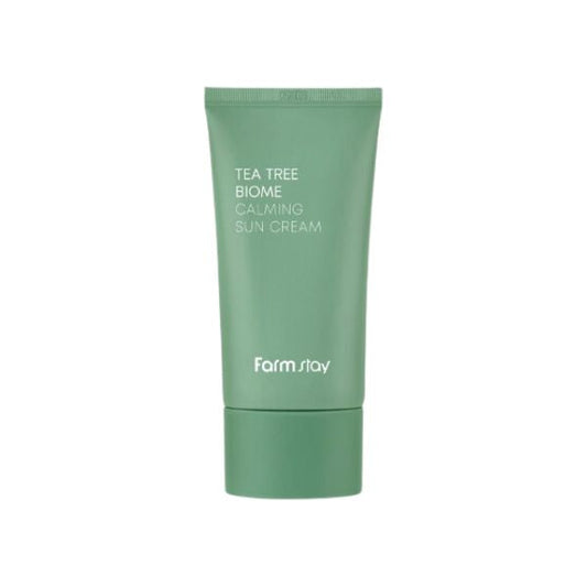 Farmstay Tea Tree Biome Calming Sun Cream 50g