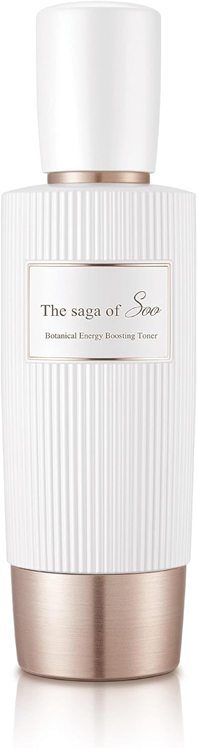 The SAGA of SOO Botanical Energy Boosting Toner - Korean Hydrating Skin Care for Sensitive Skin (150ml/5 fl oz) Korean Skincare