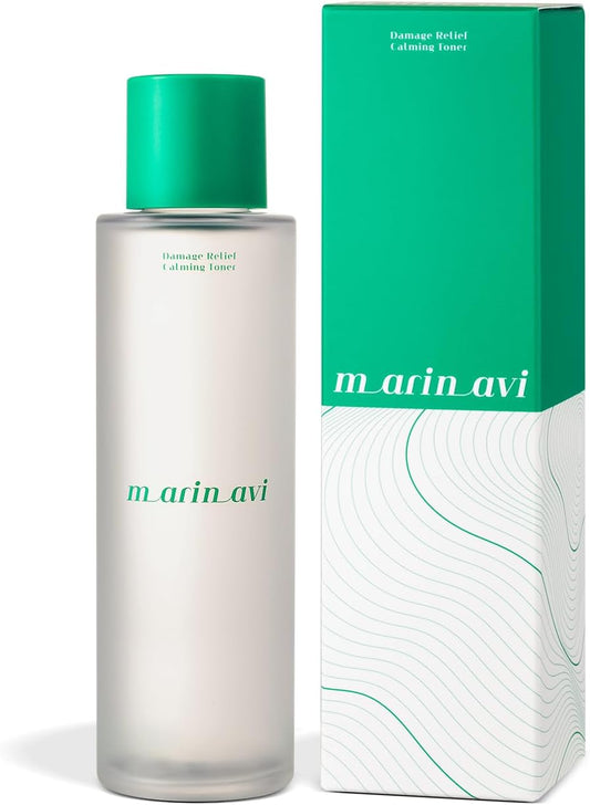Damage Relief Toner for Face 150ml,Skin Softening Korean Moisturizing Toner, Seaweed and Kelp Extract, Calming Hydrating Skin Toner for Skin Glow, Anti Aging Facial Toner for Sensitive Skin