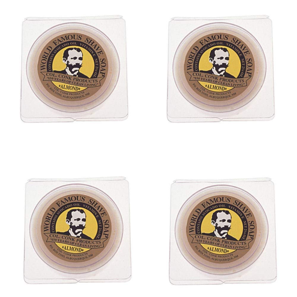 Col. Ichabod Conk Glycerin Soap (Almond 4 Pack)