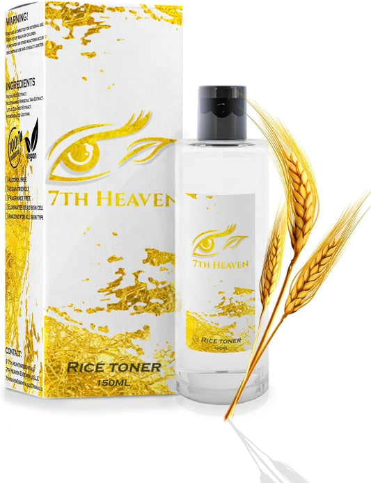 Rice Face Toner, Asian Skin Care, All Skin Types, Vegan, Alcohol Free, Fragrence Free, K Beauty, Glowing Skin, Niacinamide, Rice Extract, 5.07floz