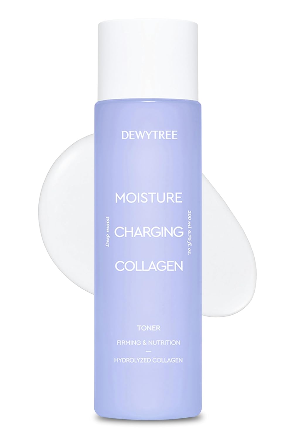 Dewytree Moisture Charging Collagen Toner - Collagen Moisturizer for Face Toner | Facial Toner Korean Skin Care Moisturizer for Dry Skin | Korean Toner for Face Moisturizer for Dry Skin (6.76fl oz)