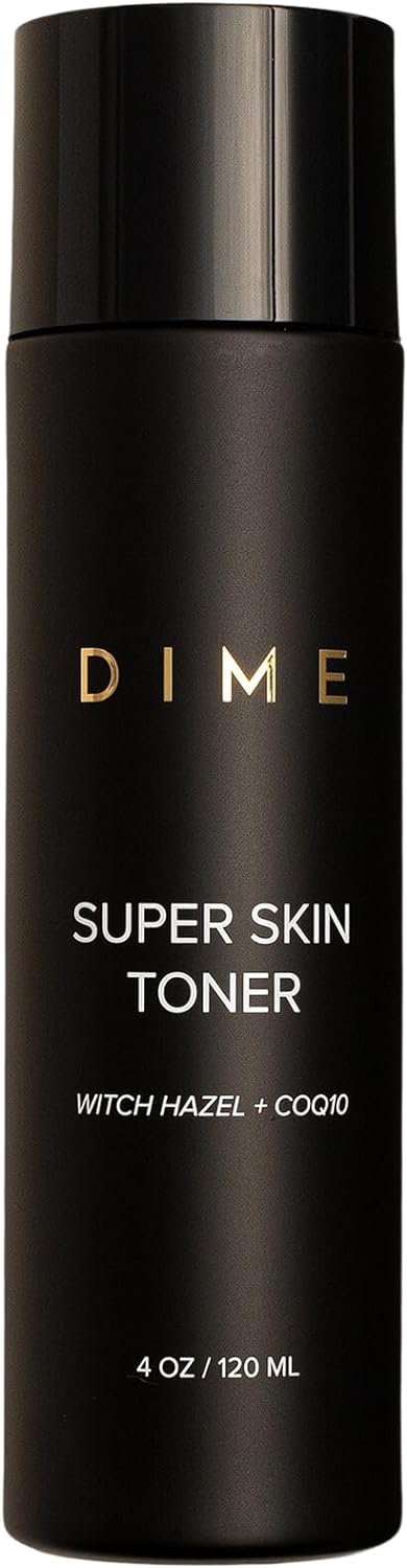 DIME Beauty Super Skin Toner, Alcohol-Free Witch Hazel Toner, Hydrating Toner for Face with Aloe Vera and Cucumber Extract, 4 oz / 120 ml