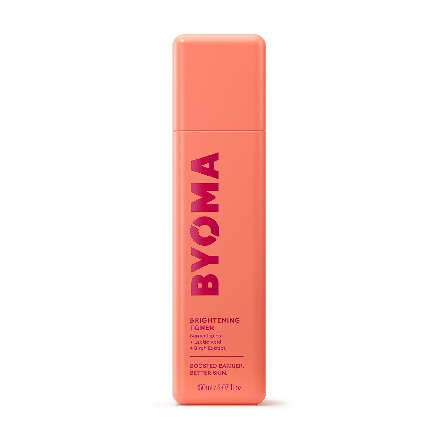 BYOMA Brightening Toner - Gently Exfoliating, Brightening Facial Toner with Lipids & Lactic Acid - Alcohol Free Toner - Brighten & Hydrate Skin - Barrier Repair Toner - 5.07 fl. oz