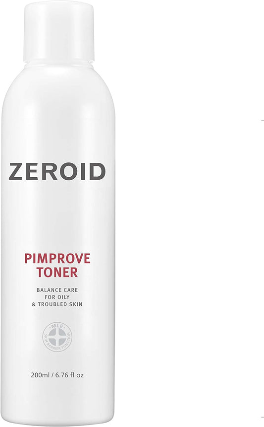 ZEROID Pimprove Toner Korean Dermocosmetic Balanced Care for Oily & Troubled Skin (200 mL)