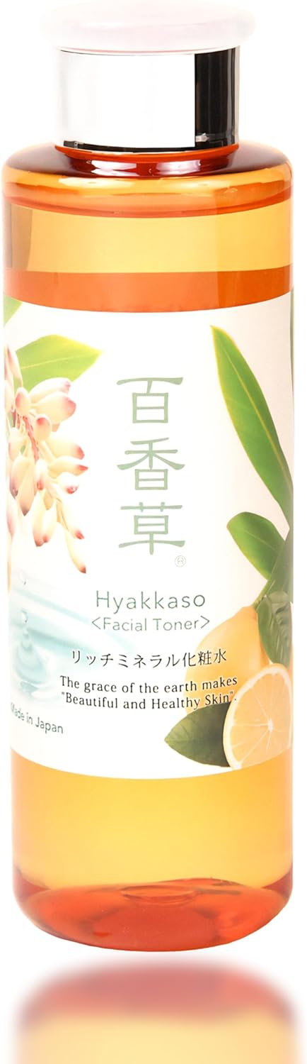 Acne Care Gentle Toner for Sensitive Skin, Dry Skin, Alcohol Free, Hyaluronic Acid Moisturizer, Japanese Skincare, Spring Water Facial for Men, Women, Teens, Hyakkaso | 6.76 fl.oz 200ml