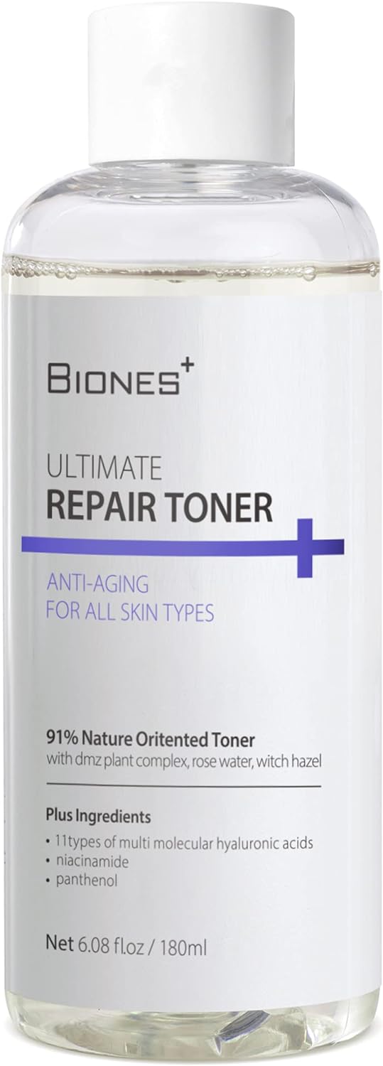 Ultimate Repair Toner for face - Face Moisturizer Made from Tea Tree Leaf Water for Sensitive Skin - Mild Exfoliating Daily Facial Toner - Acne, Sebum and Oiliness Care - Facial Skin Care