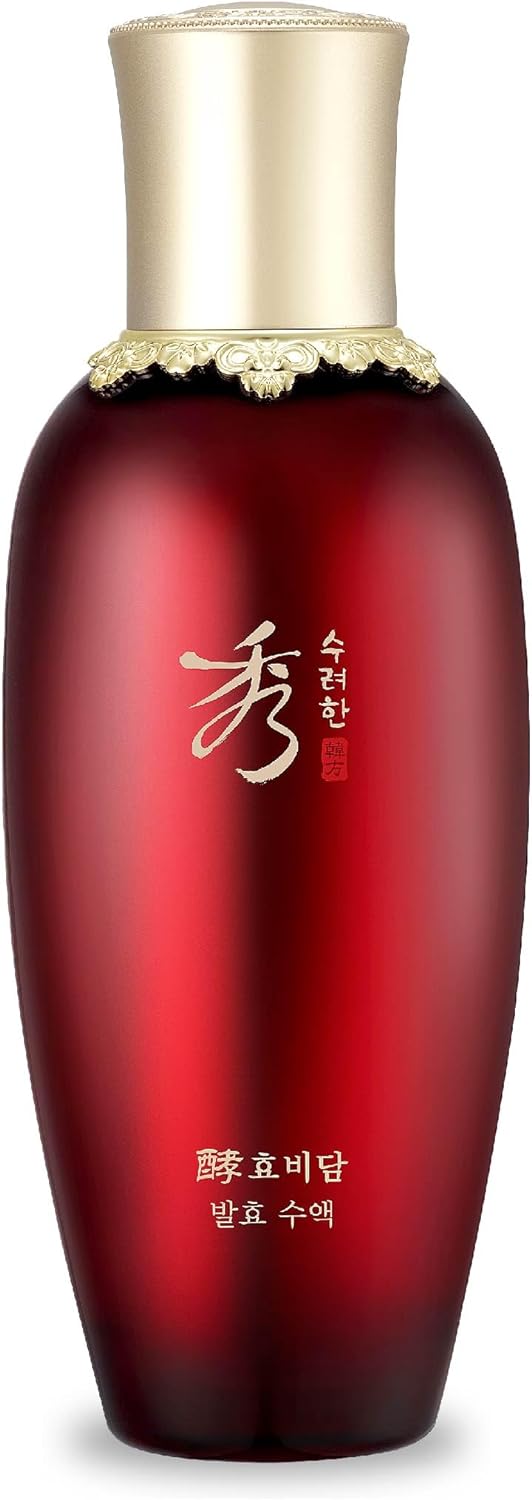 Sooryehan Hyobidam (Fermented Toner, 5.1fl oz) - Korean Skin Care. Highly Nourishing & Hydrating Toner for Firm Skin by LG Beauty. Wild Ginseng.