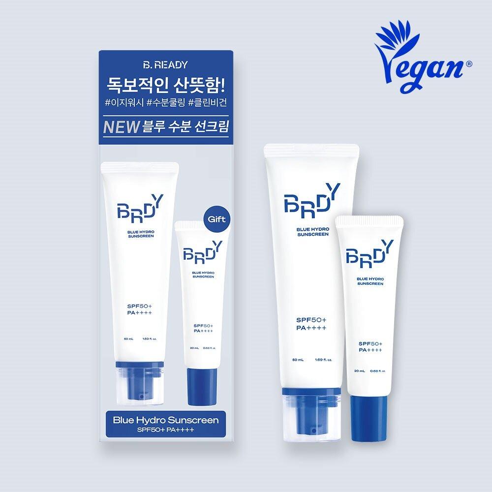 BE READY Blue Hydro Sunscreen 50mL Special Set (+20mL)