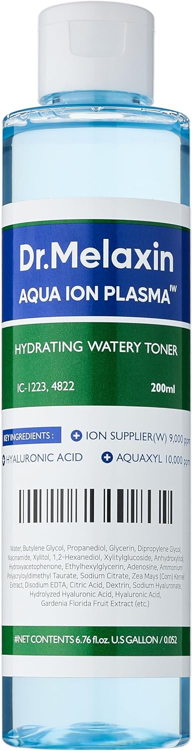 Aqua Ion Plasma Watery Toner 200ml / 6.76 fl oz, Hyaluronic Acid, L22, moisturizing, Korean Skincare