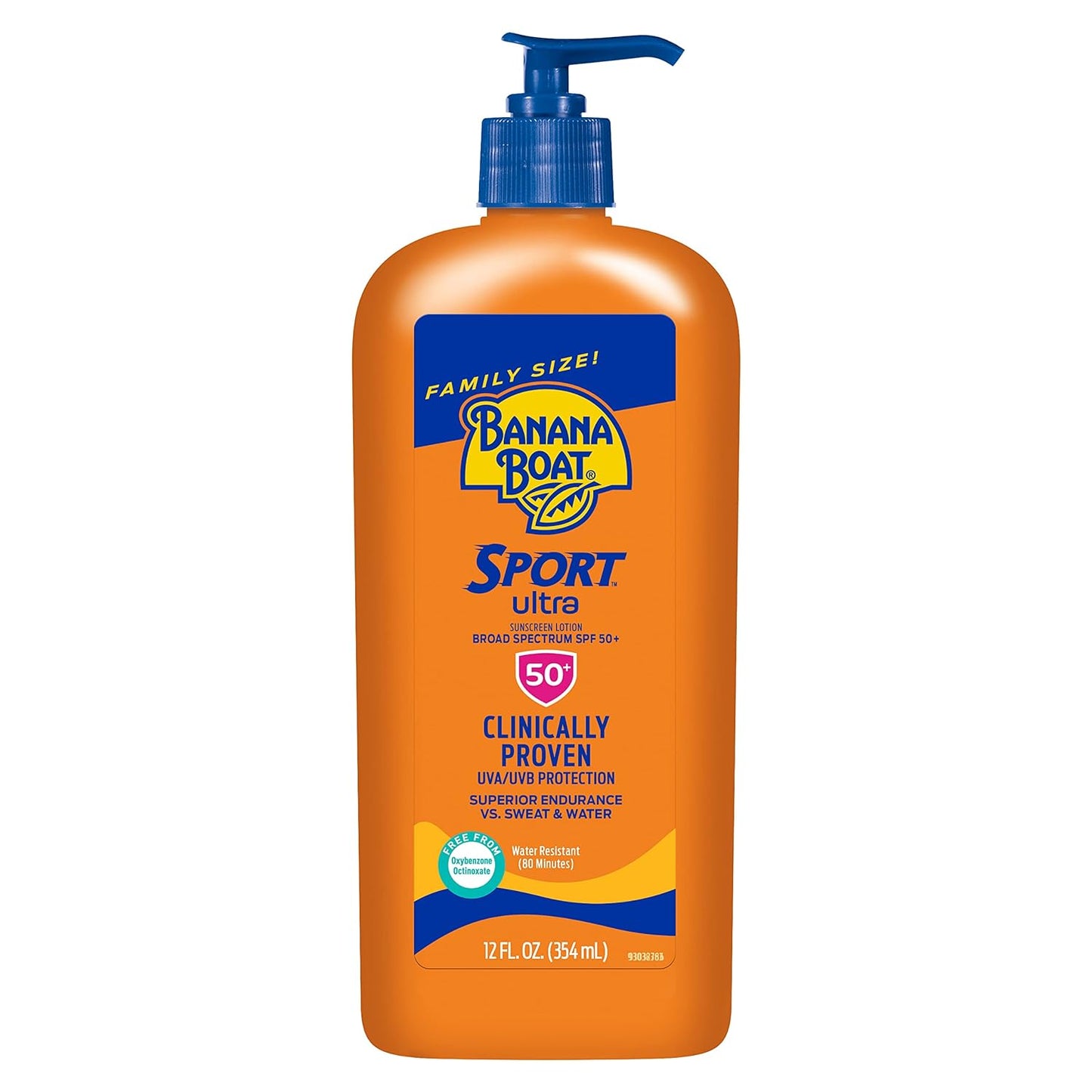 Banana Boat Sport Ultra SPF 50 Sunscreen Lotion, 12oz | Oxybenzone Free Sunscreen, Sunblock Family Size 50,