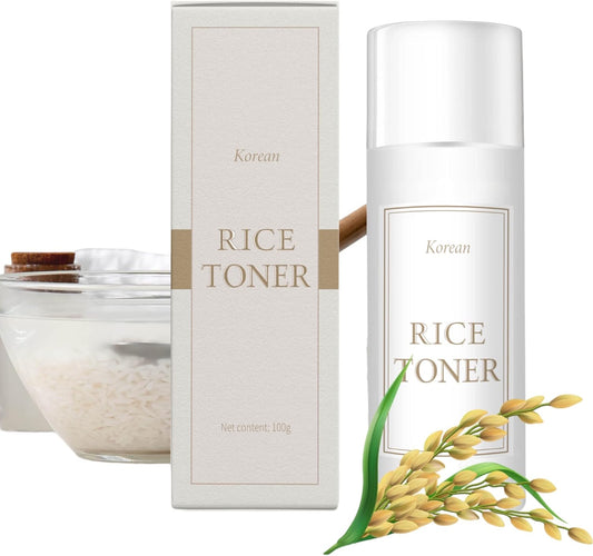 Korean Rice Toner, Rice Essential Toner, Korean Skincare, Rice Extract from Korea, Korean Beauty, antiaging, Glow Essence with Niacinamide, Hydrating for Dry Skin, Vegan, Fragrance Free