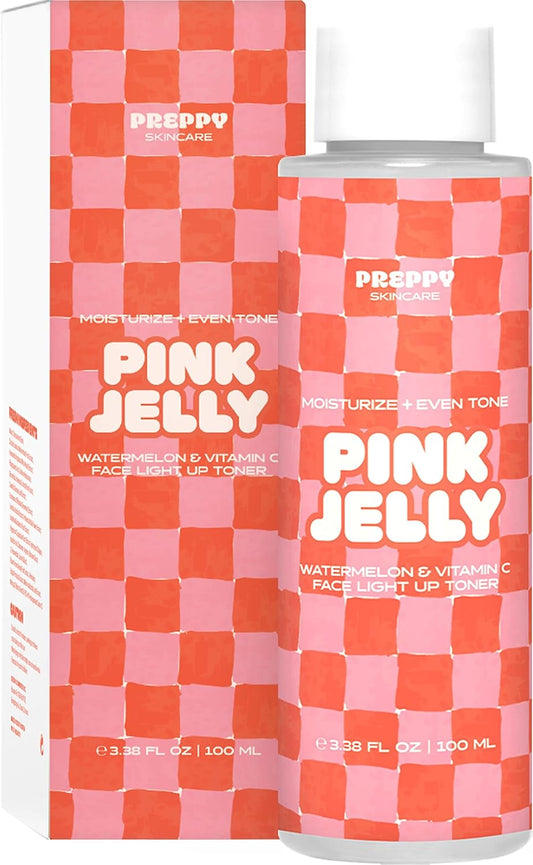 Preppy Skin Care Watermelon Toner | Preppy Skincare Pink Jelly Watermelon Toner | Preppy Skincare for Women | Preppy Skin Care Watermelon Toner | Preppy Skincare Pink Jelly Watermelon Toner for Face