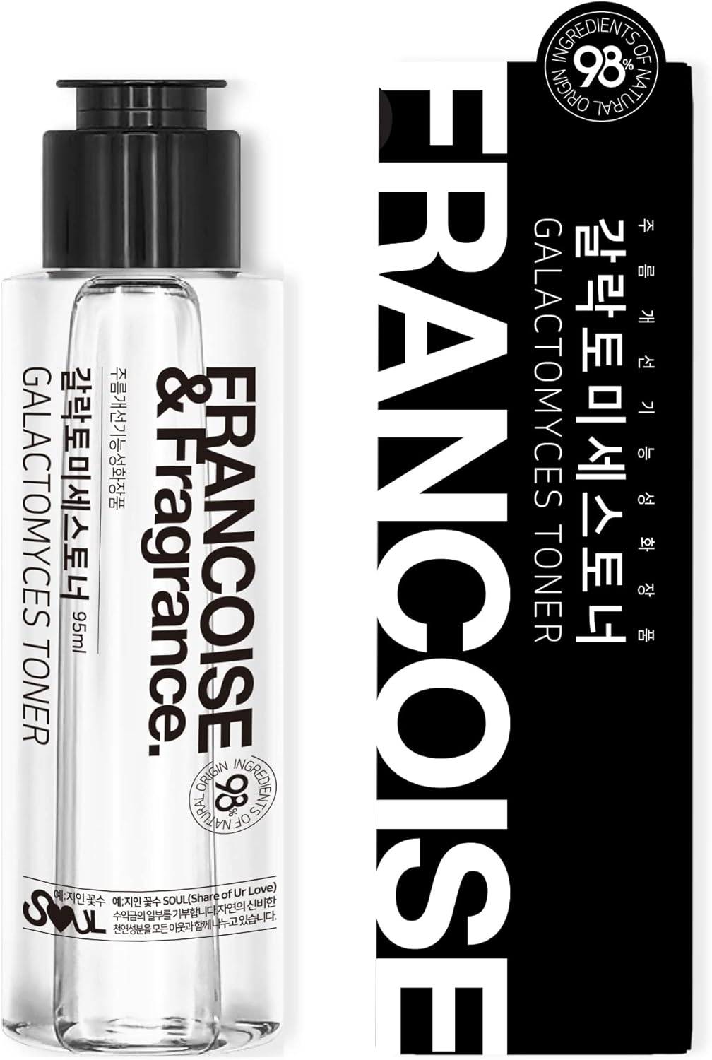 Organic Natural Elasticity Skin Nutrition Supply Skin Glow Face Care by Nature Toner for Women and Men Elasticity Improvement, Inner Moisture, Skin Texture, Skin Tone (Galactomyces-Toner 3.2fl oz)