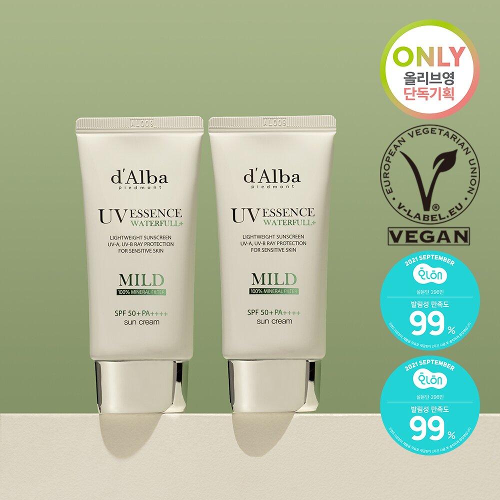 d'Alba Waterfull Mild Sun Cream Duo 50mL + 50mL