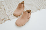 Consciously Baby Waxed Leather Chelsea Boot | Color 'Antelope Pink'