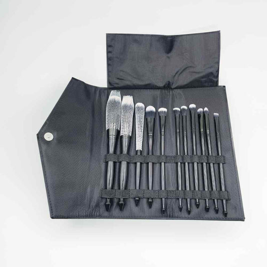 HB&Co Make up Brushes in Black Pouch 1pk