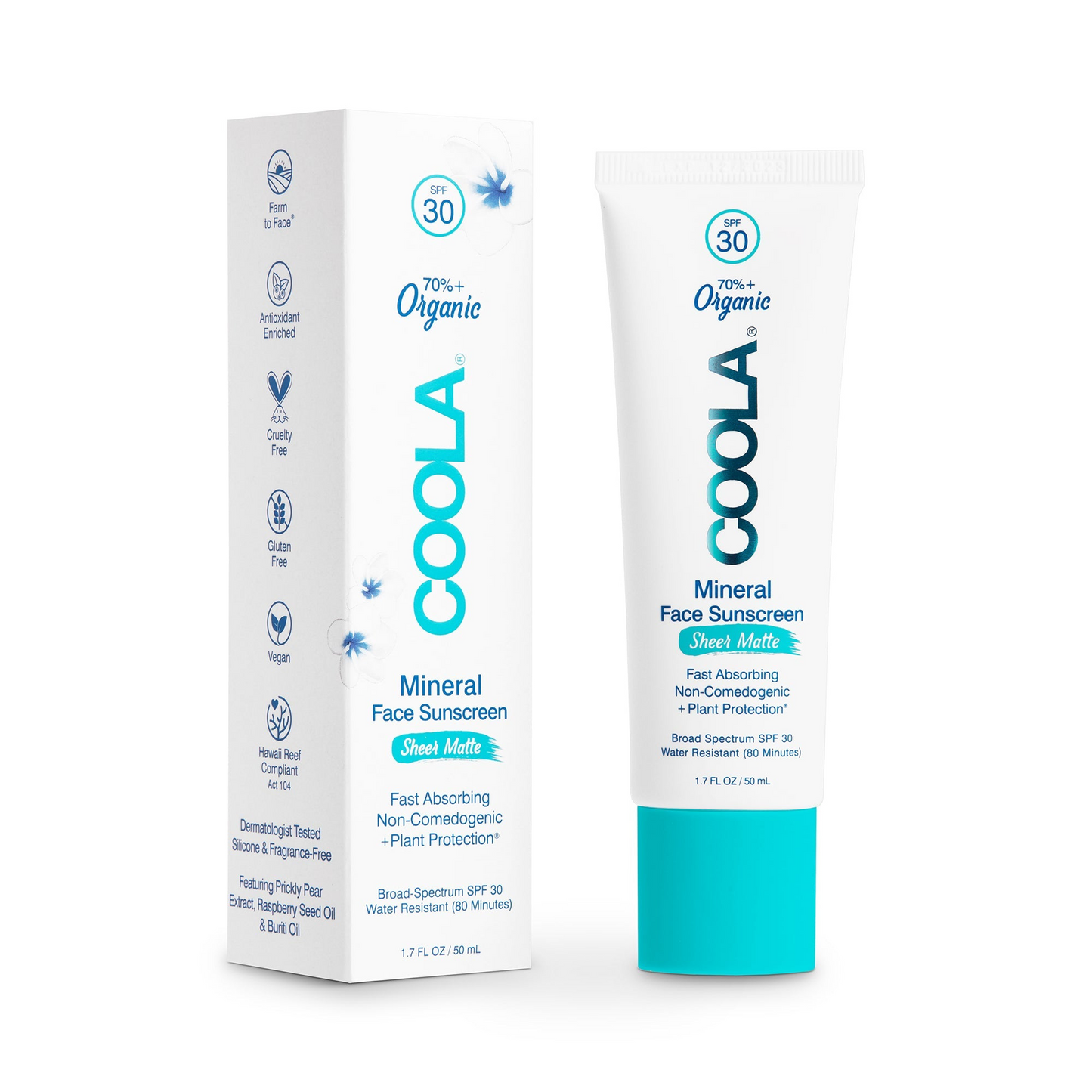COOLA Suncare Mineral Face Lotion Sheer Matte SPF 30 (1.7 fl oz) #10084506