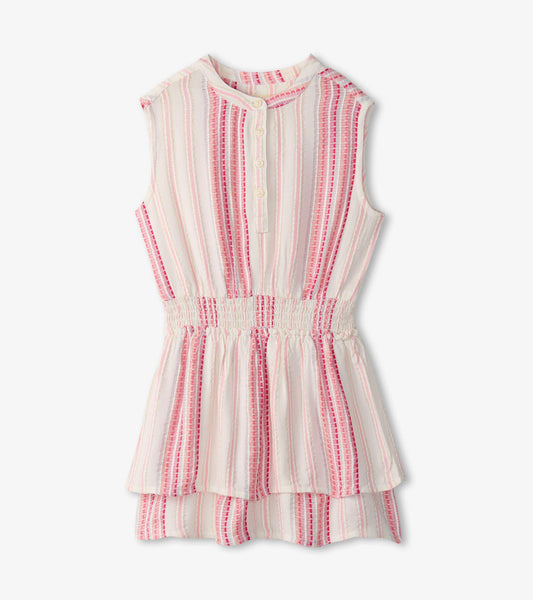 Hatley Ribbon Stripe Smocked Waist Dress