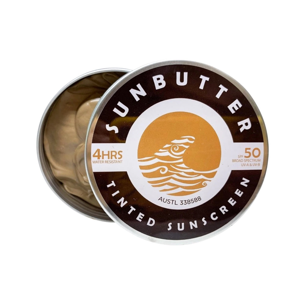 SunButter Suncare Tinted Sunscreen SPF 50 Tin 100g