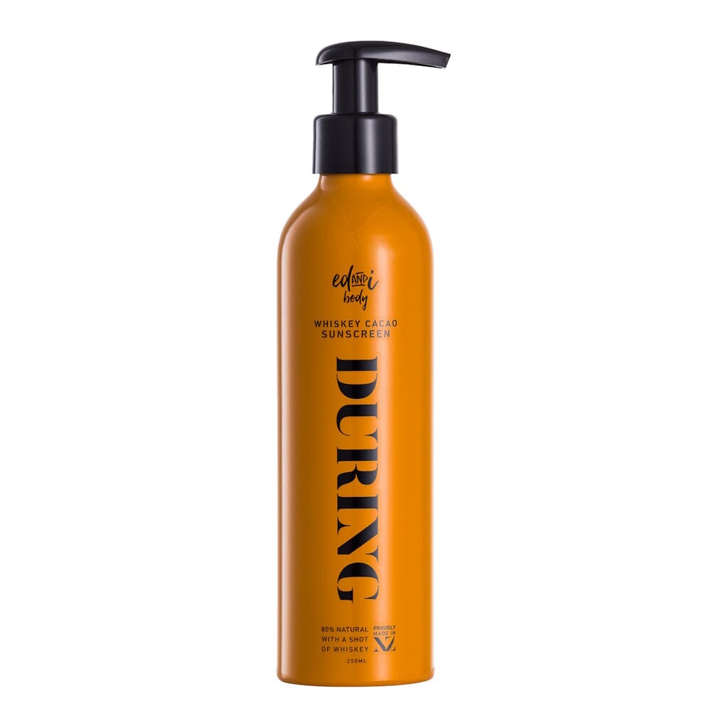 ed&i body DURING Whiskey Sunscreen 250mL