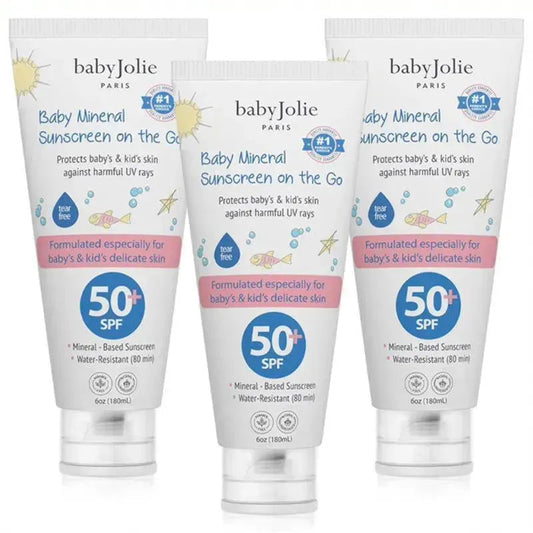 Baby Jolie - 3Pk Baby Mineral Sunscreen Set, 6Oz
