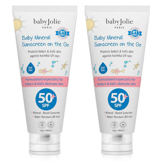Baby Mineral Sunscreen, 6oz  |  2 pack