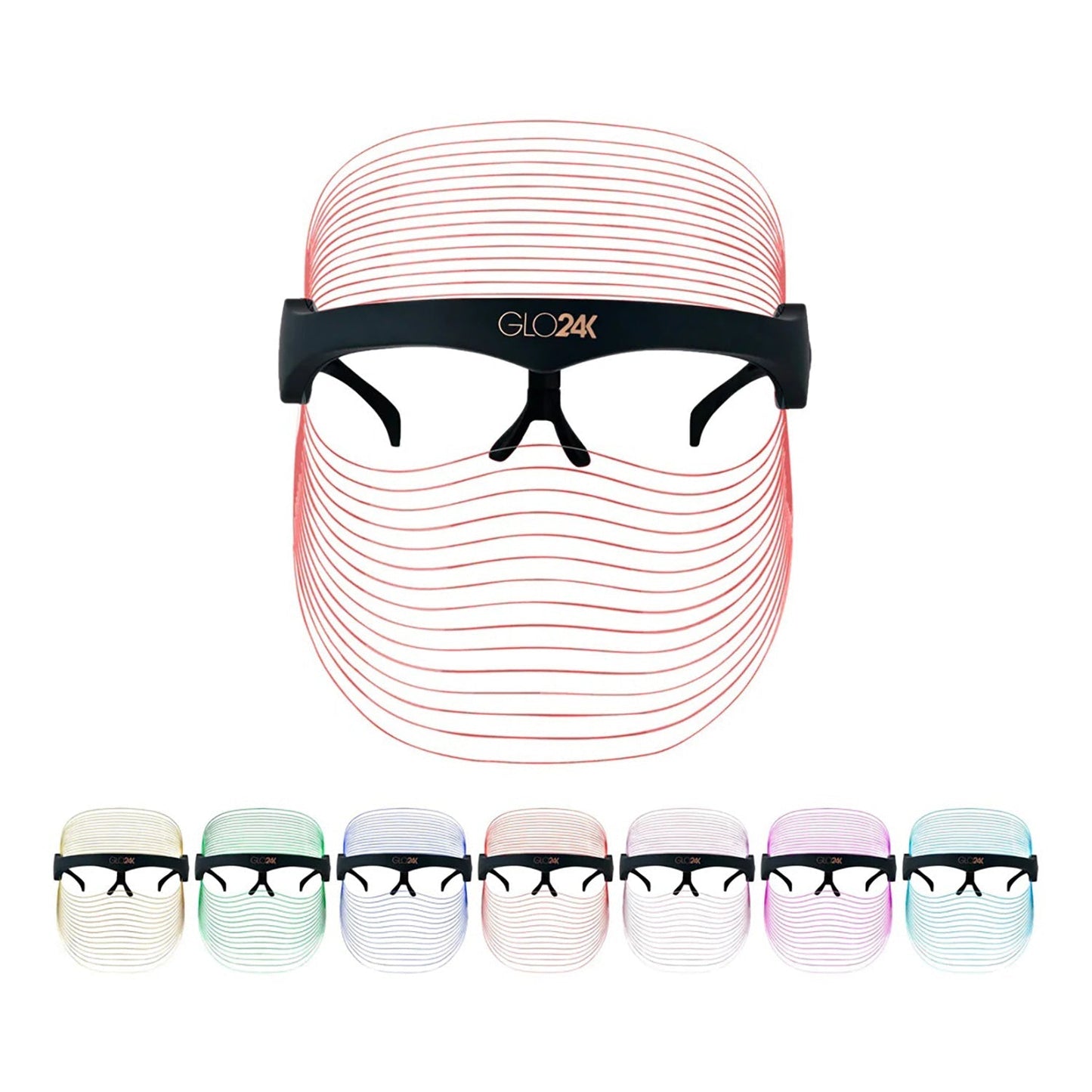 GLO24K 7 Color LED Beauty Device - Face Mask