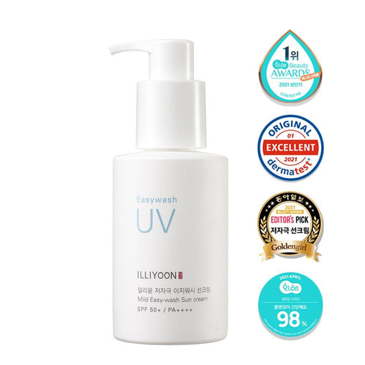 ILLIYOON Mild Easy Wash Sun Cream 150mL