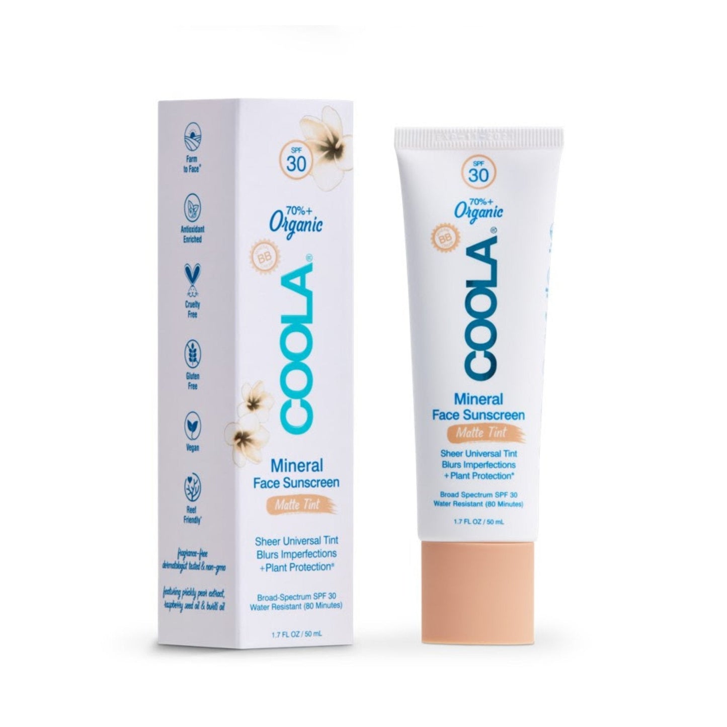 Coola Mineral Face Matte Tint Sunscreen SPF 30