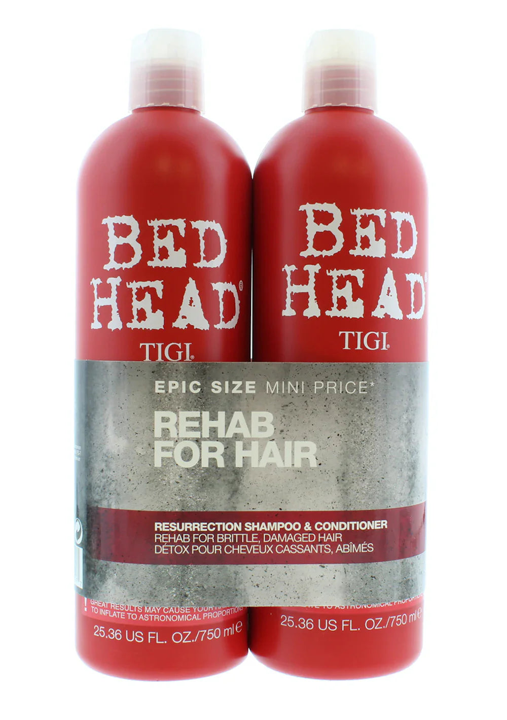 TIGI Bed Head Resurrect 750ml 2pk