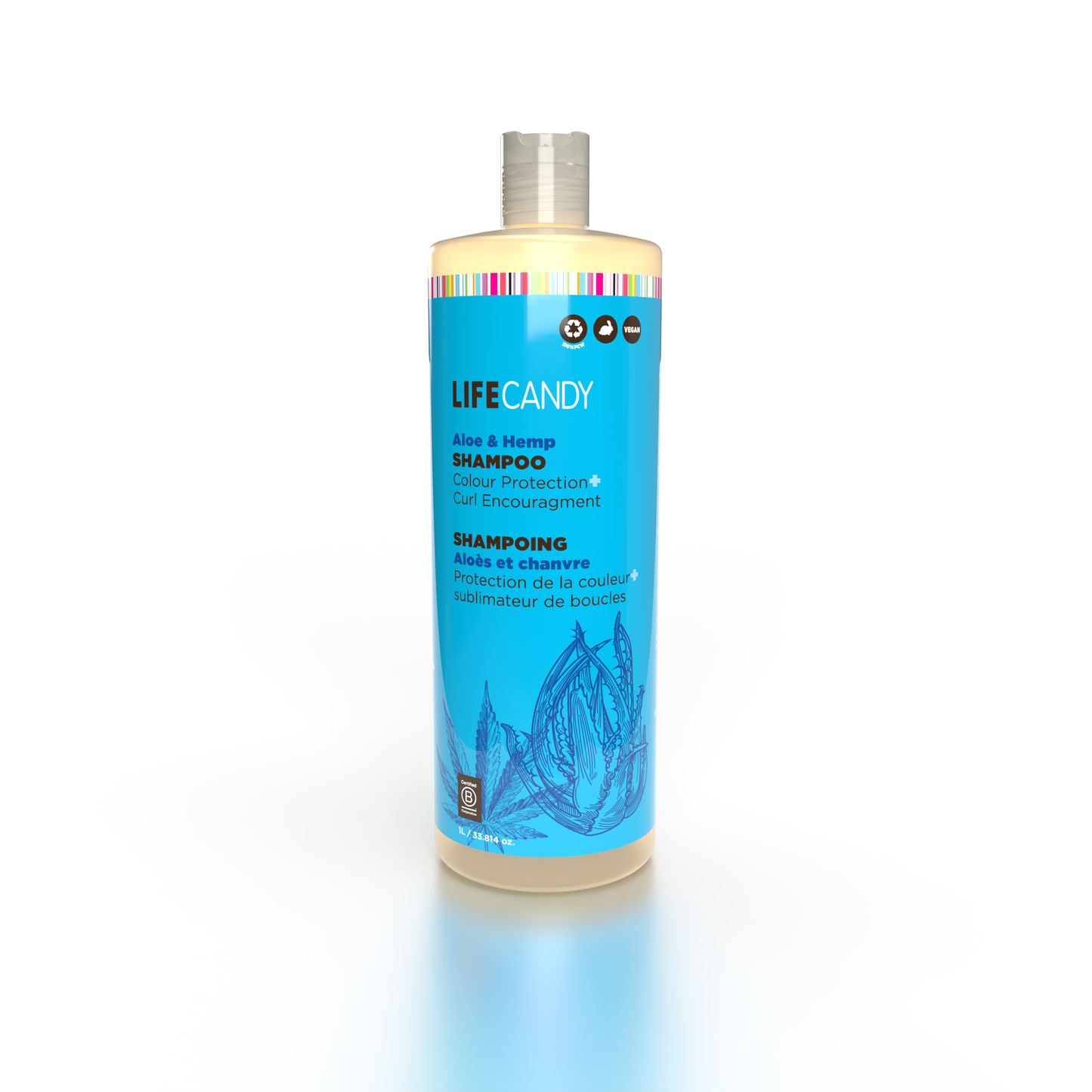 Urban Spa - Aloe & Hemp Shampoo, 1 L