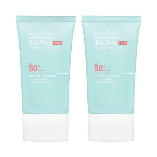 BRING GREEN Tea Tree Cica Soothing Sun Cream 1+1(Limited)