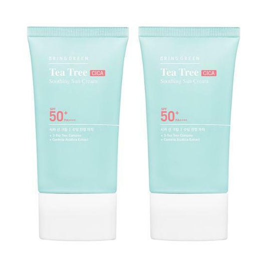 BRING GREEN Tea Tree Cica Soothing Sun Cream 1+1(Limited)