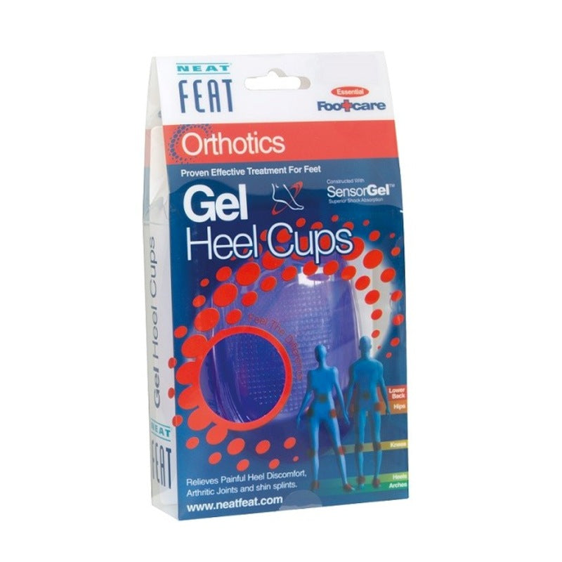 Neat Feat Orthotics Gel Heel Cups 1 Pair - Large