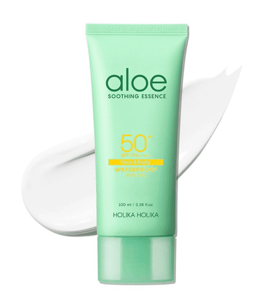 Holika Holika - TRAVEL SIZE Aloe Waterproof Sun Gel SPF50+ PA++++ 70ml